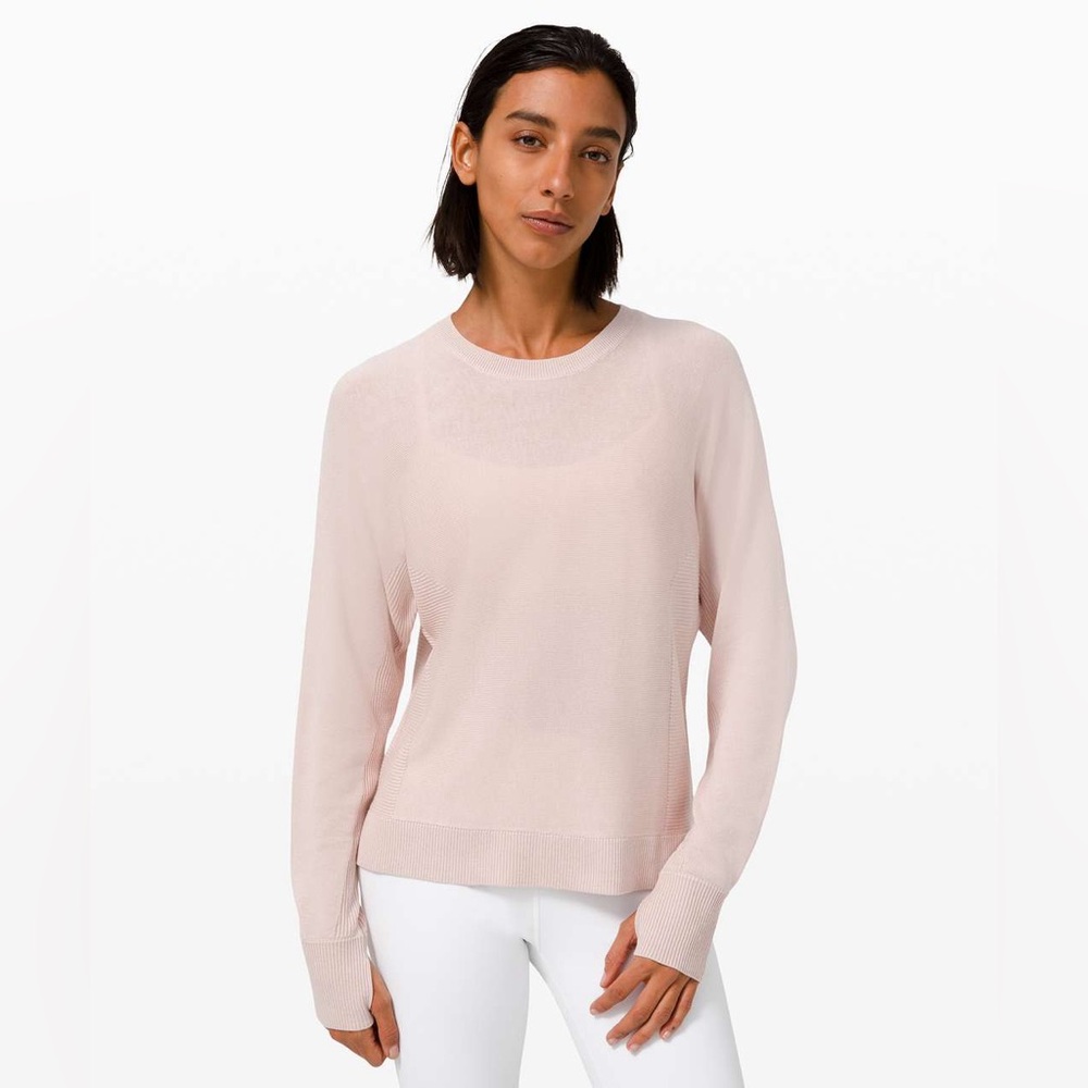 lululemon cashlu knit pullover size S